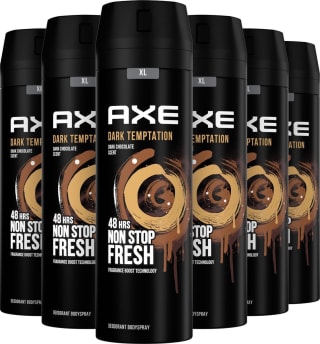 AXE Dark Temptation Deodorant Bodyspray - 6 x 200 ml - Voordeelverpakking voor €18,22 bij de Jumbo