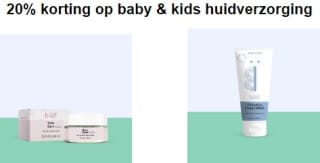 20% korting op baby & kids producten bij Naïf