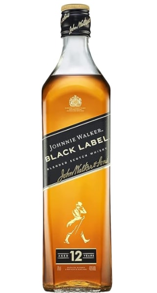 Johnnie Walker Black label, Whisky escocés blended 12 años, 700 ml por 20.76€