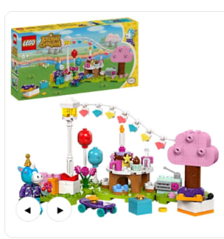 Set LEGO Animal Crossing Fiesta de cumpleaños de Azulino (77046) por 10,49€
