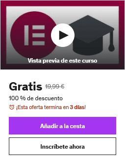 Máster en Elementor 2023 Desde Cero Hasta Experto Gratis con Udemy