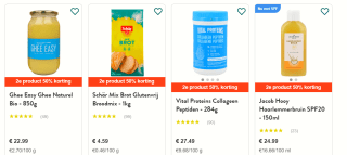 2e product met 50% korting bij Holland & Barrett