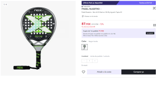 Pala de Padel Nox At10 Genius 12K By Agustin Tapia 23 por 87.92€ (Cuenta Nueva 77.92€)