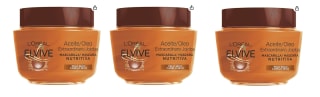 3 Botes de ELVIVE Aceite Extraordinario Jojoba Mascarilla Nutritiva para Pelo Seco por 7.63€