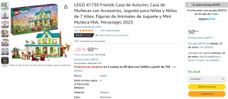 LEGO® Friends Casa de Autumn por 50€