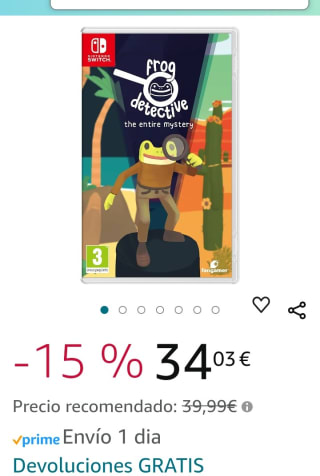 Frog Detective: The Entire Mystery Nintendo Switch 34,03€.