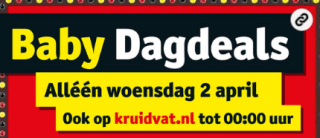 Baby dagdeals bij Kruidvat