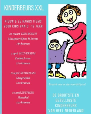 2+2 entreetickets gratis voor Kinderbeursxxl