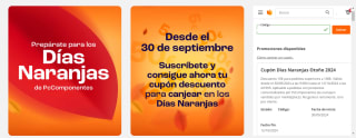 Gana cupones para las ofertas de Días Naranjas en Pccomponentes