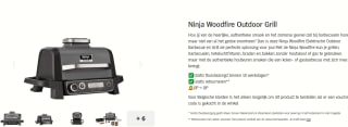 NINJA Woodfire OG701 BBQ Smoker voor €279 bij de AH