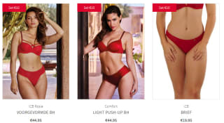 Iconic Basics sets €10, bikiniset €5, 5 slips €10, ultraman 4 voor €10 bij Sapph