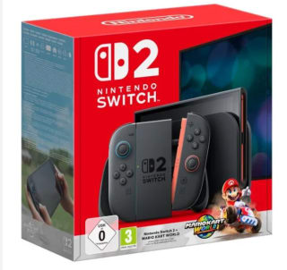 Nintendo Switch 2 Console Mario Kart: World Bundel voor €490 dmv code bij Cdiscount