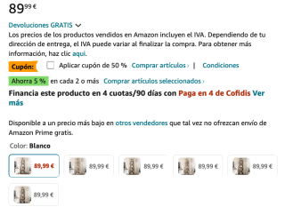Estantería de 5 niveles esquinera industrial moderna YITAHOME por 44,99€