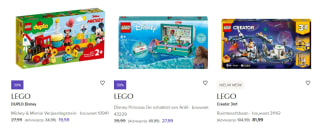 Diverse LEGO met tot wel 30% korting bij de Bijenkorf