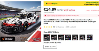 Technische 911Rsr Racing afstandsbediening Auto voor €14,79 bij aliexpress