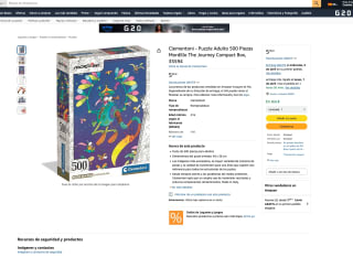 Puzzle 500 Piezas Mordillo The Journey Compact Box por solo 5,99€
