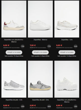 Descuentazos hasta 85% Pull&Bear ropa y calzado a precios de locura