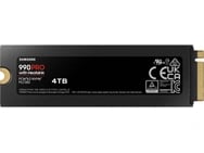 Samsung 990 PRO - Interne SSD met Heatsink - PCIe 4.0 - NVMe M.2 - PS5 Compatibel - 4 TB voor €249,99 bij de Mediamarkt in België