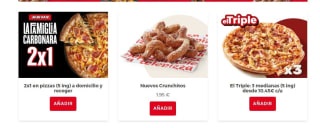 ofertas vigentes de Telepizza 2x1 y mucho mas