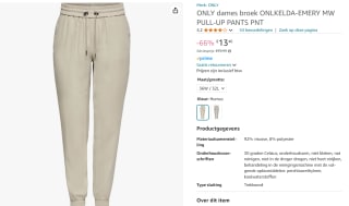 ONLY Tapered Broek 'Kelda-Emery" voor €13,46 bij Amazon