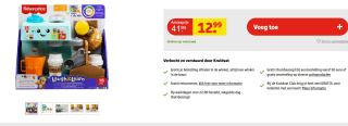 Fisher-Price Laugh & Learn Koffiemachine voor €12,99 bij Kruidvat