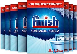 Finish Zout Vaatwasser 8x 1,2kg voor €10,32 bij Amazon
