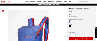 Mochila Marmot Kompressor Comet por $23.990