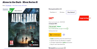 Alone in the Dark Xbox Series X voor €19,99 bij Bol