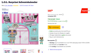 LOL Surprise Adventskalender 2023 met Limited Edition Pop en 24 Verrassingen voor €19,99 bij Bol