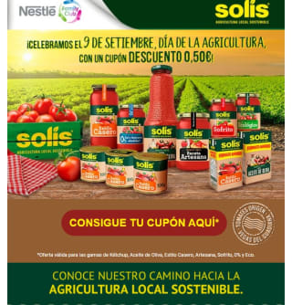 Descuento desde Nestkle de 0,50€ en Productos Solís
