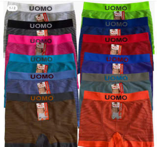 Pack de 12 Calzoncillos Boxer UOMO por 10,45€