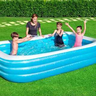 Bestway Family Pool Deluxe, 305 x 183 x 56 cm voor 11,99 euro