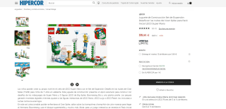 Set Lego Super Mario Set de Expansión: Desafío en Las Nubes del Gran Spike por 35,95€