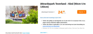 Toverland ticket vanaf €24-€32 in de AH voordeelshop