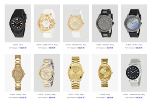 Recopilación de relojes de la marca Guess desde Zalando