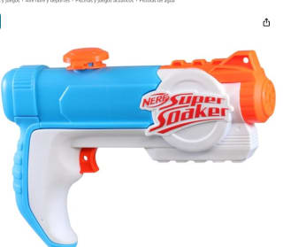 Pistola de agua Nerf SUPER SOAKER - Piraña por 4,44€