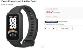 Xiaomi Smart Band 9 Active voor €24,99 bij Ochama