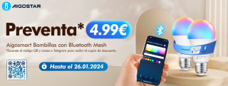 2 bombillas inteligentes con mando por 4,99€