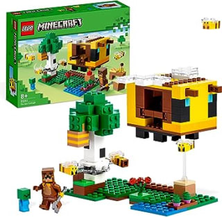 Obtain a Lego Minecraft: the bee cottage construction toy from Amazon for £12.50