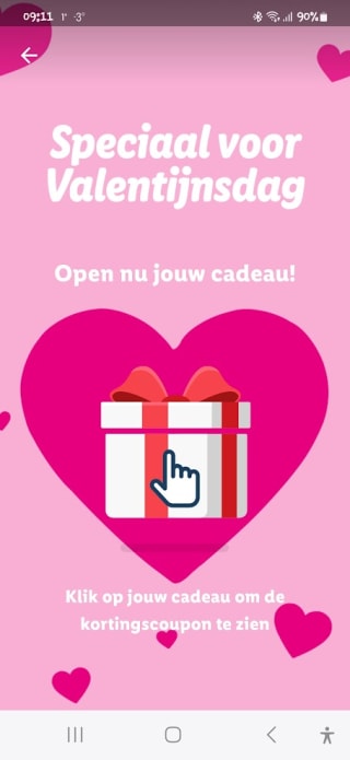 Elke dag Valentijn cadeautjes met de Lidl Plus app
