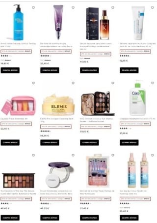 Día Sin IVA en seleccionados desde Lookfantástic