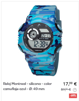 HEAD - Reloj Montreal por 17,99€