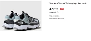 Zapatillas para Mujer The North Face Taraval Tech por 47.99€