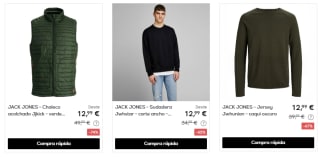 Ropa y calzado marca Jack&Jones desde solo 4,50€