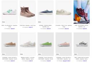 Zapatillas Converse desde solo 14€ y mas marcas en oferta