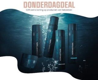 12,5% extra korting op producten van Sebastian bij Haarshop