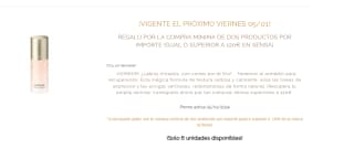 Regalo crema labial reparadora por la compra de +120€ en productos Sensai