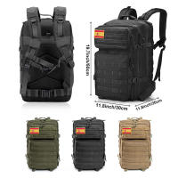 Mochila Táctica Impermeable de 50L TOPX Diseño Sólido de Nylon Ideal para Senderismo por 18,43€