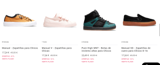 Descuento EXTRA 25% + 10% newsletter en la tienda DC Shoes ofertazas