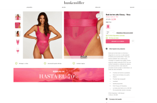Bodys Hunkemöller en rebajas desde 12,50€